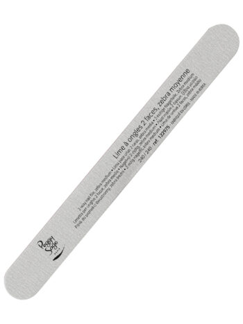 Lima para uñas 2 caras 240/240, zebra